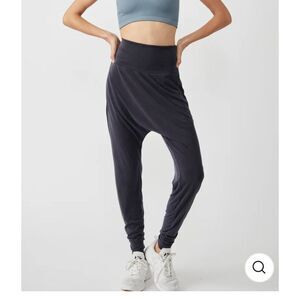 Free People Dark Gray Track Pants
